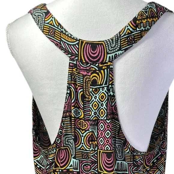Kavu Colorful Geometric Midi Dress Size L - Picture 5 of 11